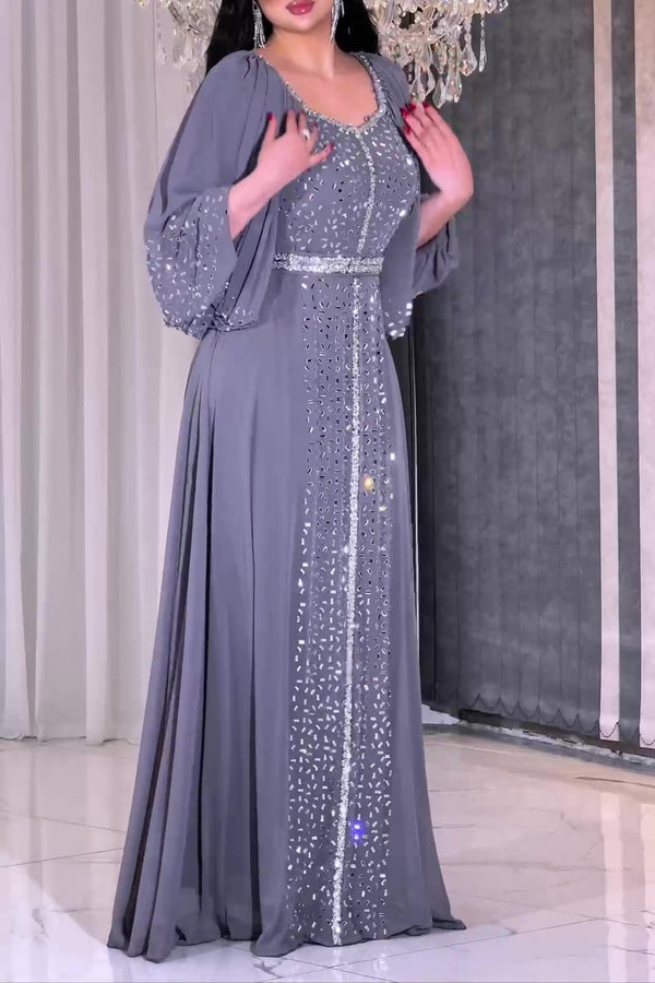 Plus Size Party Dress فساتين شيفون مقاسات كبيرة