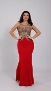 Stunning Red Evening Gown