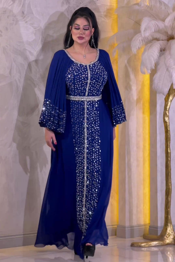 Plus Size Party Dress فساتين شيفون مقاسات كبيرة