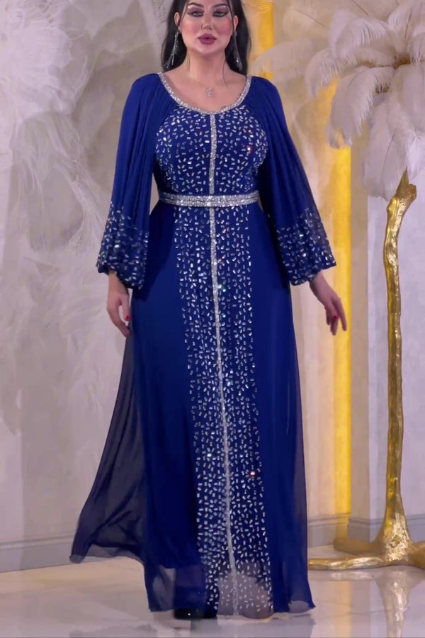 Plus Size Party Dress فساتين شيفون مقاسات كبيرة