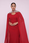 Royal Cape Dress