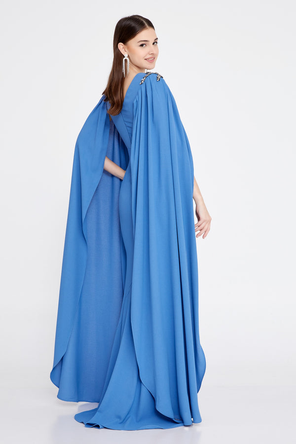 Royal Blue/Black Dress