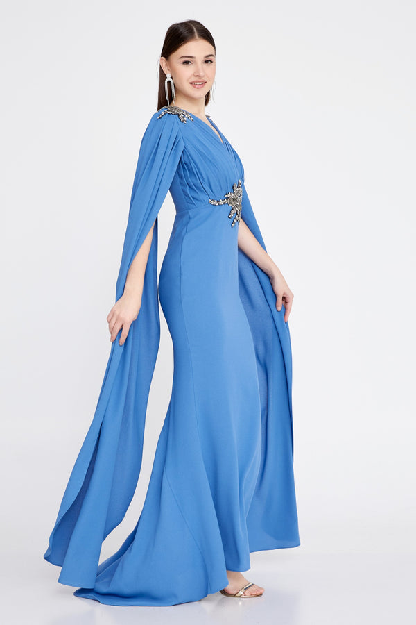 Royal Blue/Black Dress