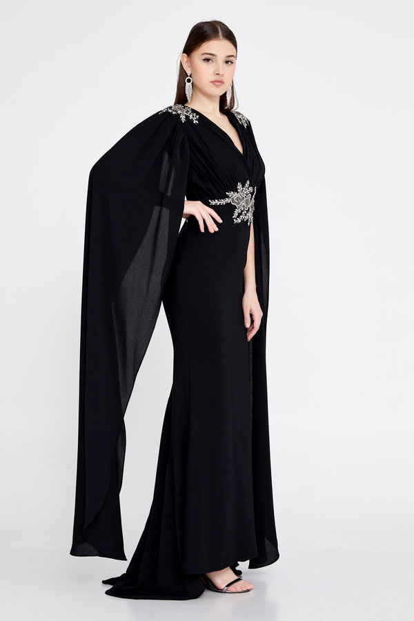 Royal Blue/Black Dress