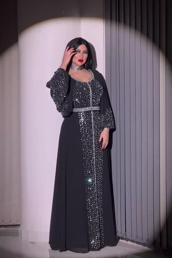Plus Size Party Dress فساتين شيفون مقاسات كبيرة